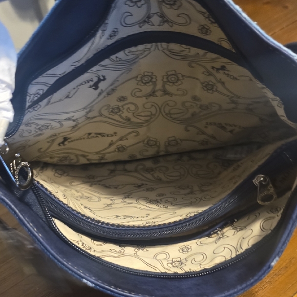 American Flag Denim Shoulder Bag - Picture 9 of 12